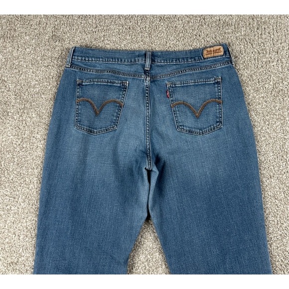Vintage Levi's 515 Jeans Womens 14 Blue Denim Bootcut Leg Mid Rise *33x31.5 Y2K - Picture 10 of 13